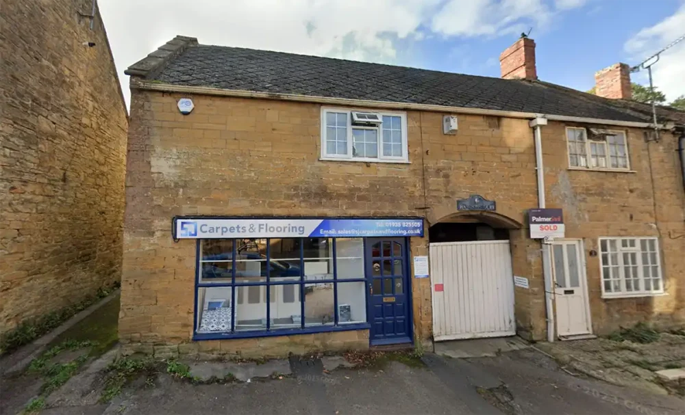The former SJ Carpets & Flooring, in Stoke sub Hamdon, is set to become a home. Picture: Google