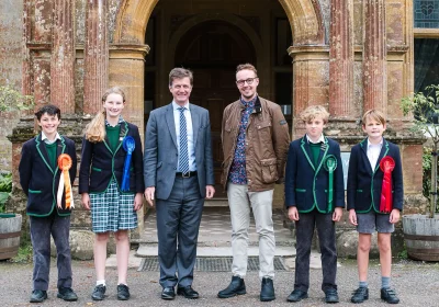 Adam Dance during his visit