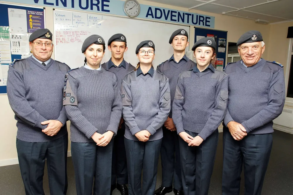 Cadets in Weston will benefit from the donation. Picture: Bellway SW