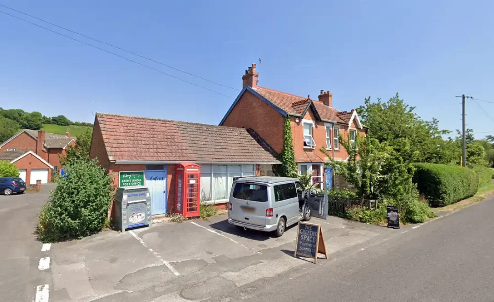 The former Brent Knoll Post Office and shop was home to a store set up during the Covid-19 lockdown. Picture: Google