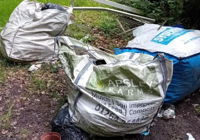 Waste traced back to Bath was found in Longleat Forest, Wiltshire. Picture: Wiltshire Council