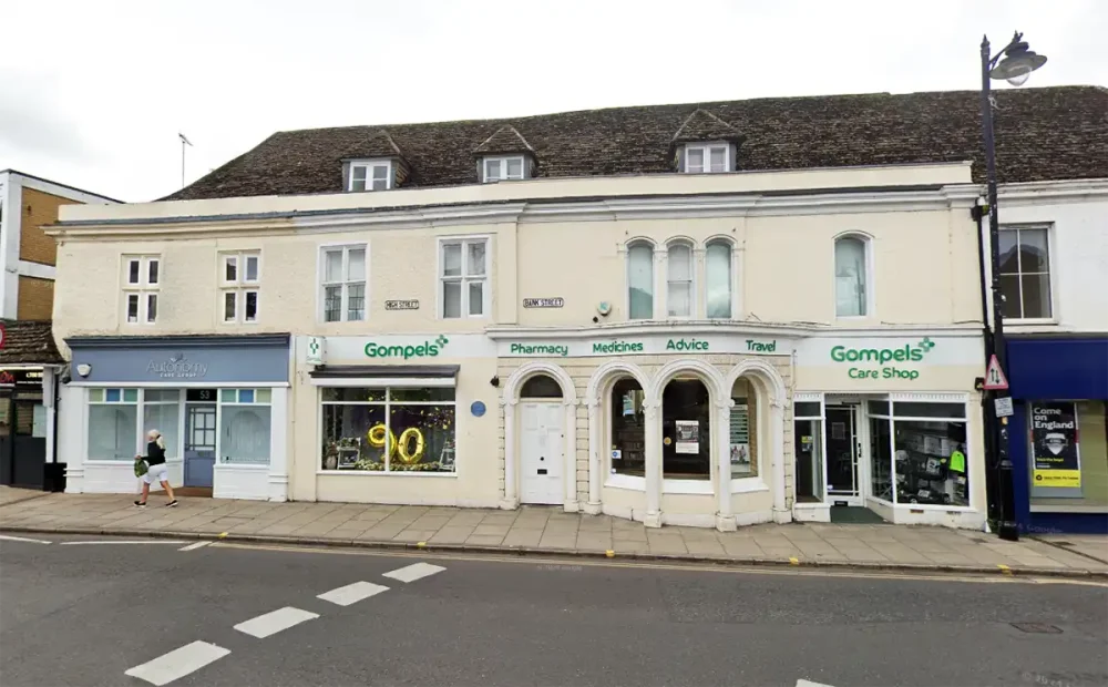 An incident infolded at Gompels Pharmacy, in Melksham, on September 5. Picture: Google