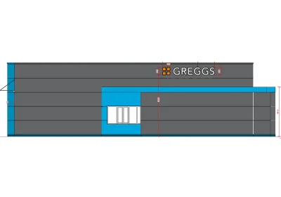 Greggs has applied for signs at the new drive-thru near Highbridge. Picture: Greggs/Somerset Council