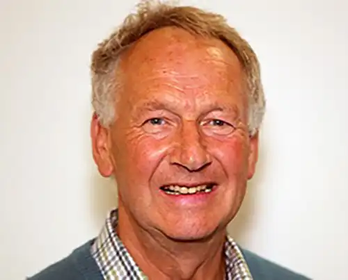 Ian Tucker was honoured for his work in Glastonbury