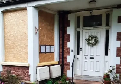 The flat, in Blenheim Road, Minehead, has been shut down for three months. Picture: Avon & Somerset Police