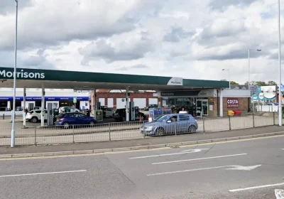 The Morrisons filling station, in Priory Bridge, Taunton, could be set for an extension. Picture: Google