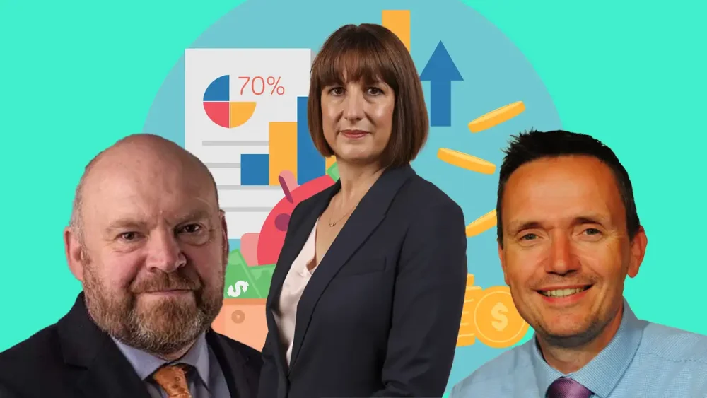 Bill Revans, left, and Mike Bell, right, have responded to Rachel Reeves' first Budget