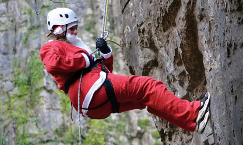 Dozens of Santas are set to conquet Cheddar Gorge in aid of St Margaret's Hospice