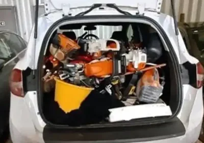 Tools were recovered from a vehicle after thefts in West Somerset. Picture: Avon & Somerset Police