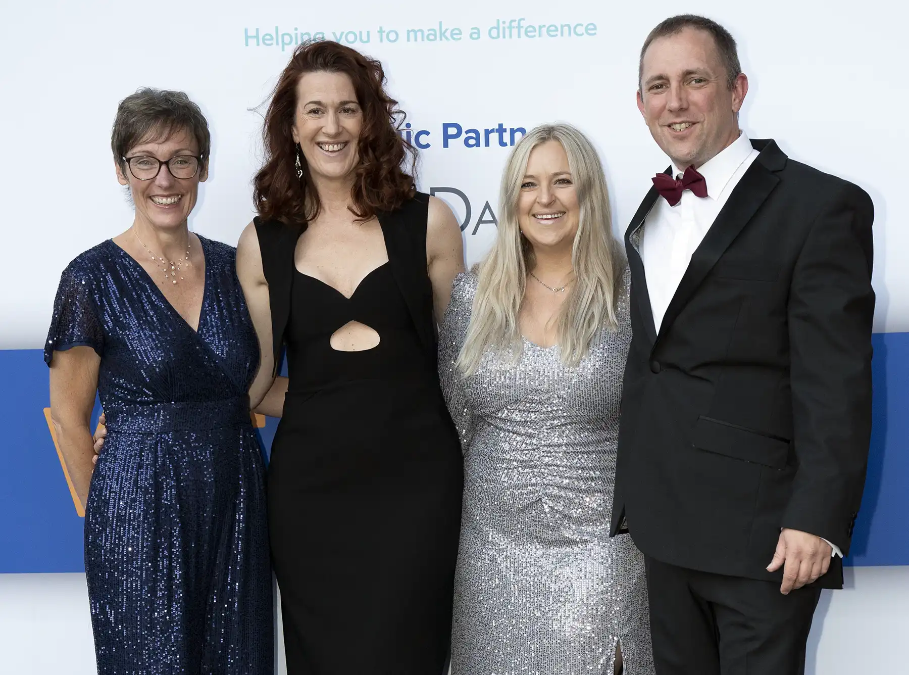 From left: Karen Holden - associate director of clinical transformation, Gayle Covey - consultant social worker and community mental health service team manager, Kristel Van Der Schyff - hospital team manager and Home First and Ubuntu lead at the Community Council for Somerset, Neil Thomas - high intensity use lead at the awards