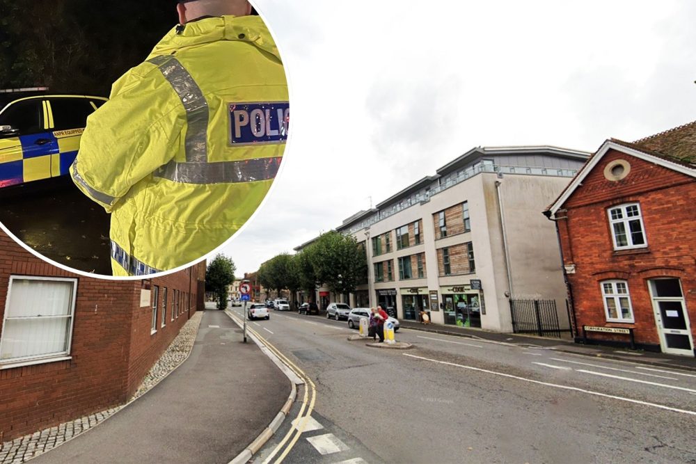 The police raid happened at a property in the Corporation Street area of Taunton. Picture: Google