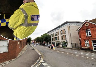 The police raid happened at a property in the Corporation Street area of Taunton. Picture: Google