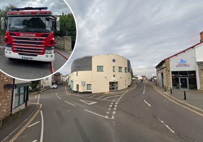 A fire crew was sent to Watchet after reports of a strong smell of gas. Picture: Google