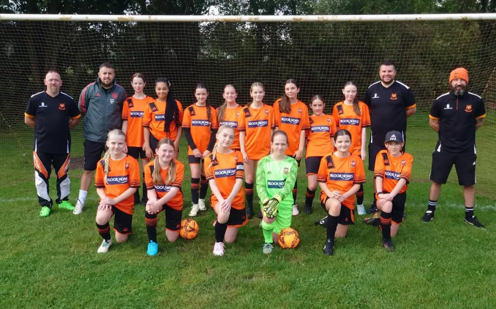 Wellington Wildcats under-13s in their new kit for the 2024/25 season