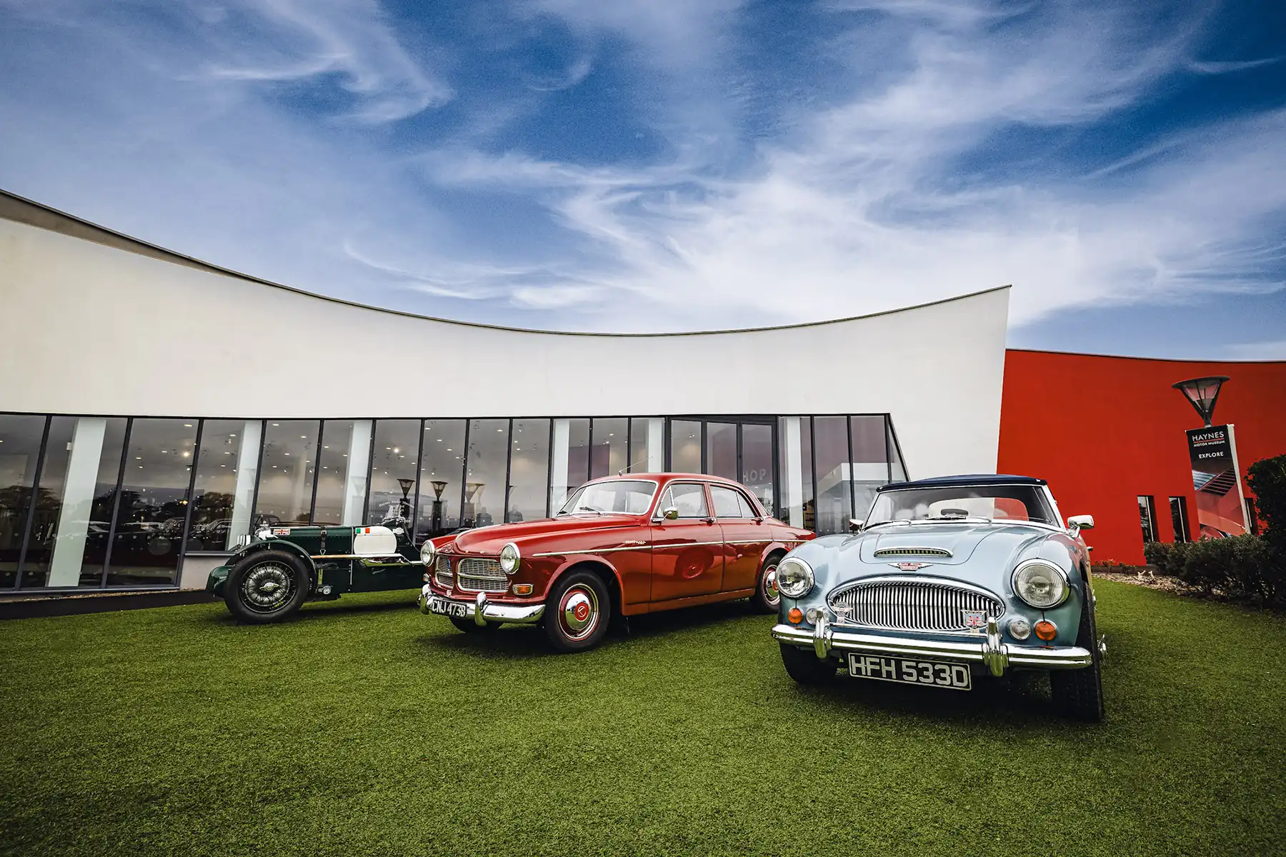 Classics like the MG Magnette, Volvo 121 and Austin Healey 3000, will be part of the show at Haynes Motor Museum