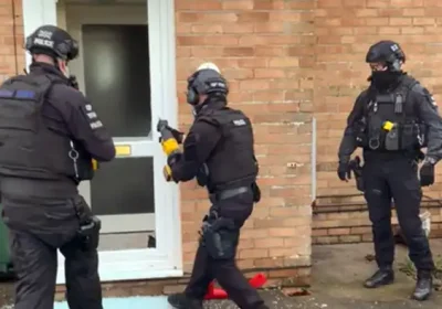 Officers raided a property in Clevedon in Tuesday. Picture: Avon & Somerset Police