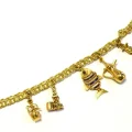An 18ct gold charm bracelet sold for £1,150. Picture: GTH