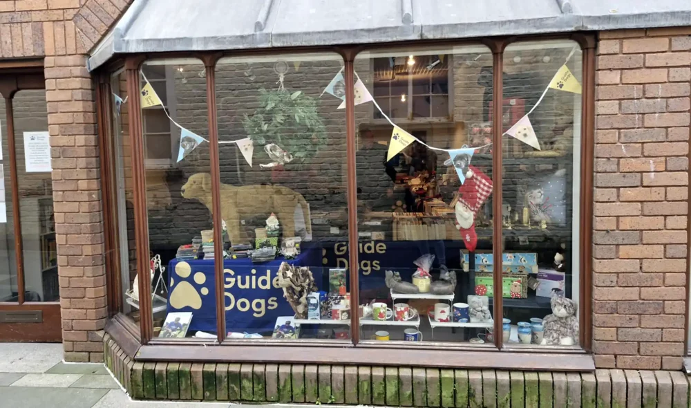 The Guide Dogs pop-up shop opens in Taunton on Saturday