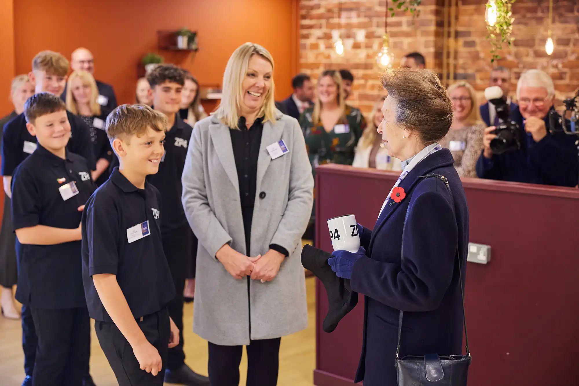 Her Royal Highness with Pride of Somerset Youth Awards winners
