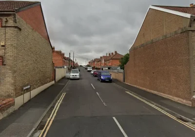 The girl, 8, was hit by a car in Parkstone Avenue, Bridgwater. Picture: Google