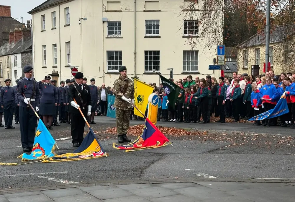 Remembrance Sunday in Shepton Mallet. Picture: Shepton Mallet Town Council