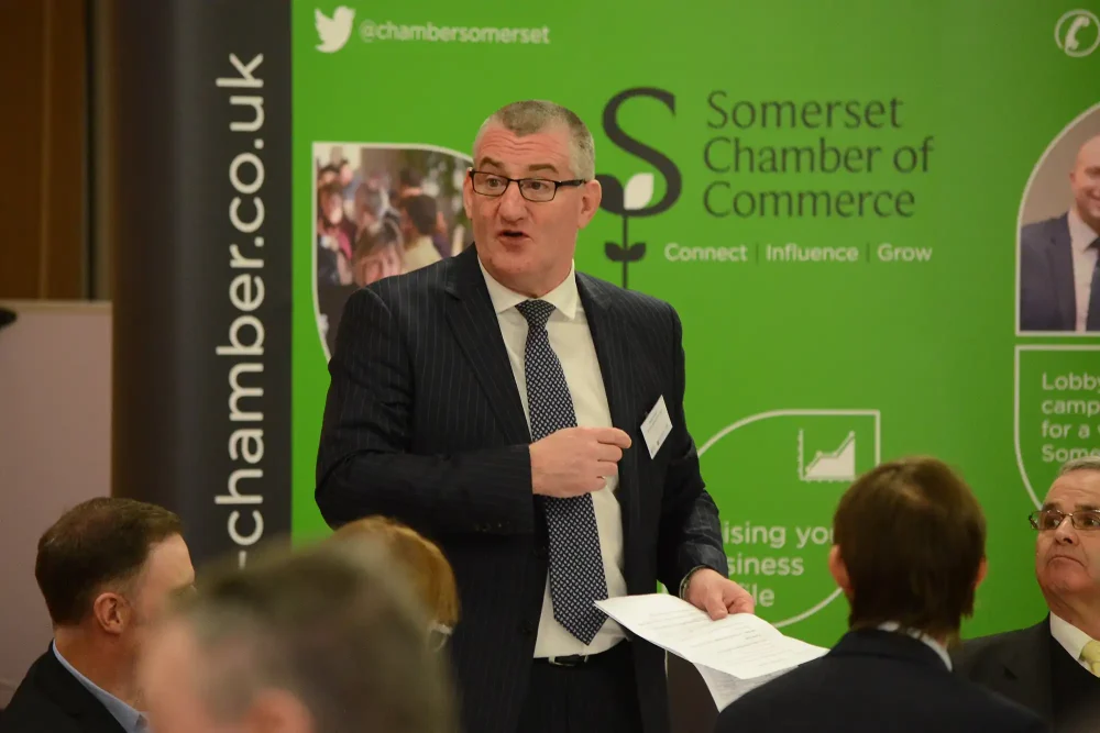 Stephen Henagulph has passed away, aged 59. Picture: Somerset Chamber of Commerce