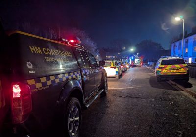 The incident saw a multi-agency response Picture: Burnham Coastguard Rescue Team