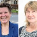 Sarah Dyke, left, and Dixie Darch have resigned from Somerset Council