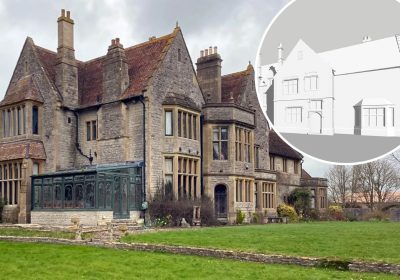 Hornblotton House could be restored if the plans are approved. Pictures: Urban & Suburban/Somerset Council