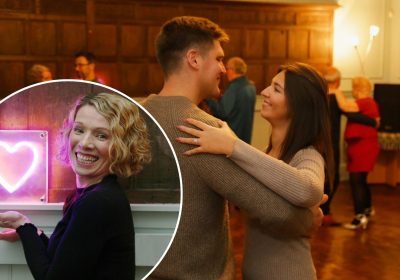 Louise Barrett, inset, hosts The Dance Hall in Langport