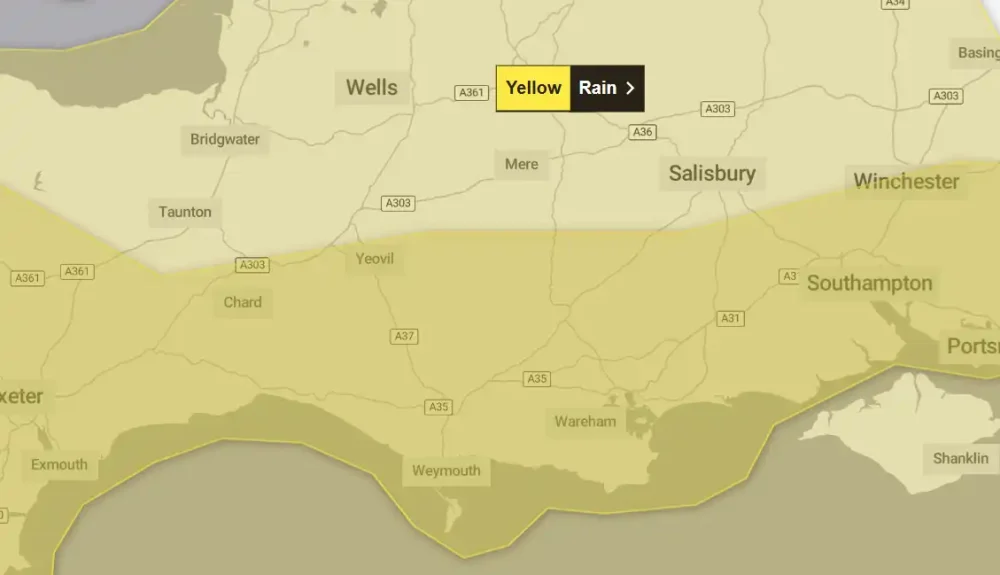 The Met Office has issued several weather warnings for Somerset. Picture: Met Office