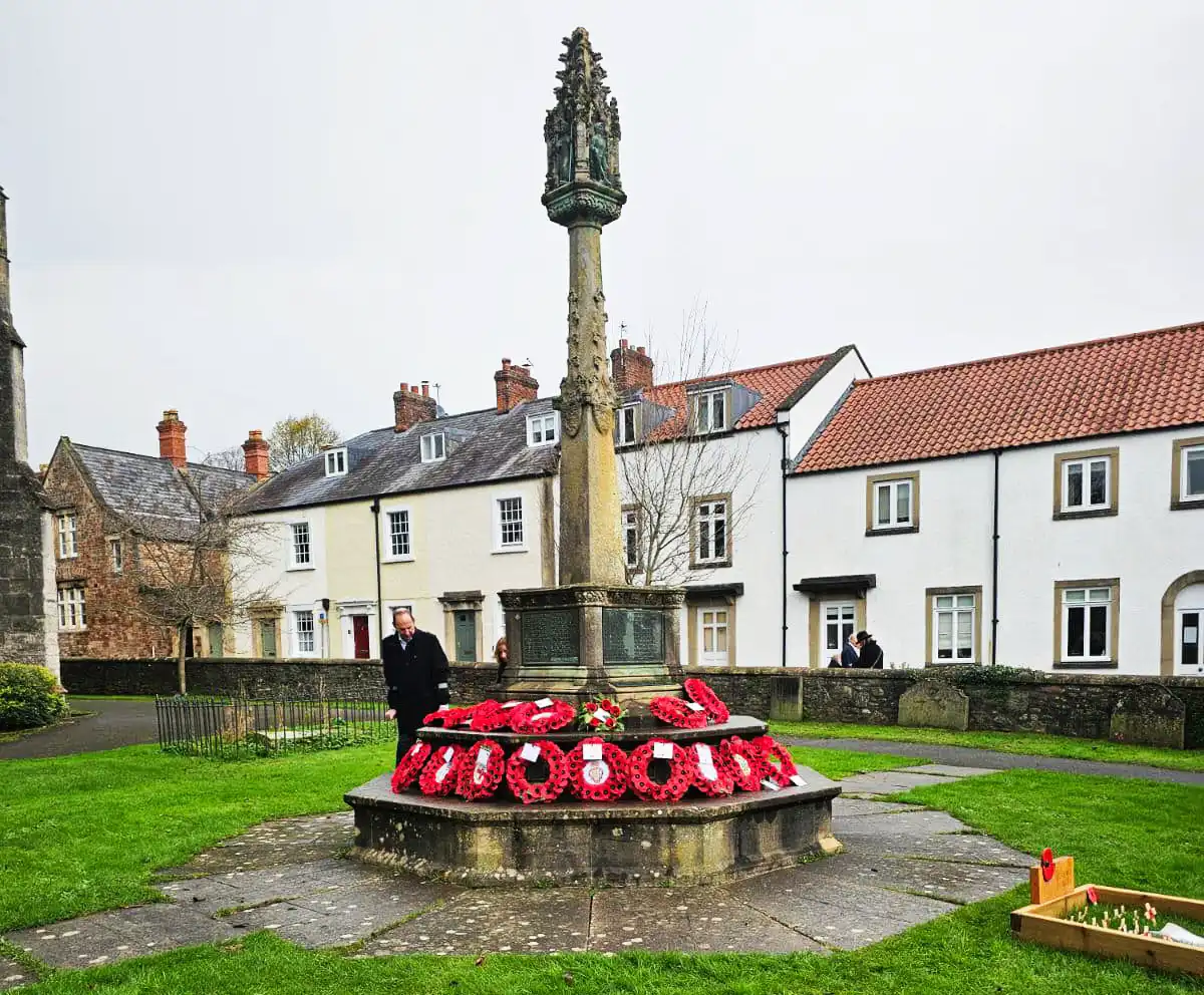 The war memorial in Wells. Picture: Wells Fire Station