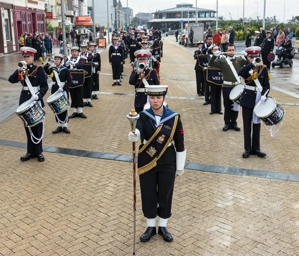 Weston cadets played a big role in the Remembrance parade