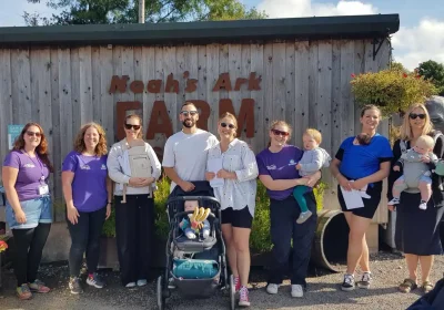 The breastfeeding celebration at Noah's Ark Zoo Farm. Picture: North Somerset Council