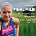 Rachel is expected to be joined by others for the final mile Picture: WHY