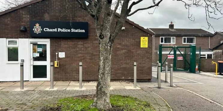 The police station is set to re-open at 10am today (December 16) Picture: Chard Police Station