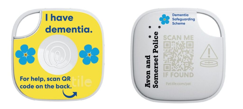 The Tile battery can last up to three years Picture: Avon and Somerset Police