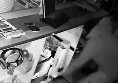 Police are keen to identify two people seen in the CCTV footage after a safe was stolen in Taunton. Picture: Avon & Somerset Police