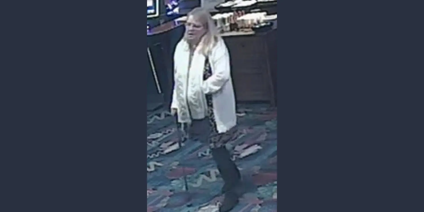 Officers are keen to trace this woman, pictured at the Perkin Warbeck in Taunton. Picture: Avon & Somerset Police