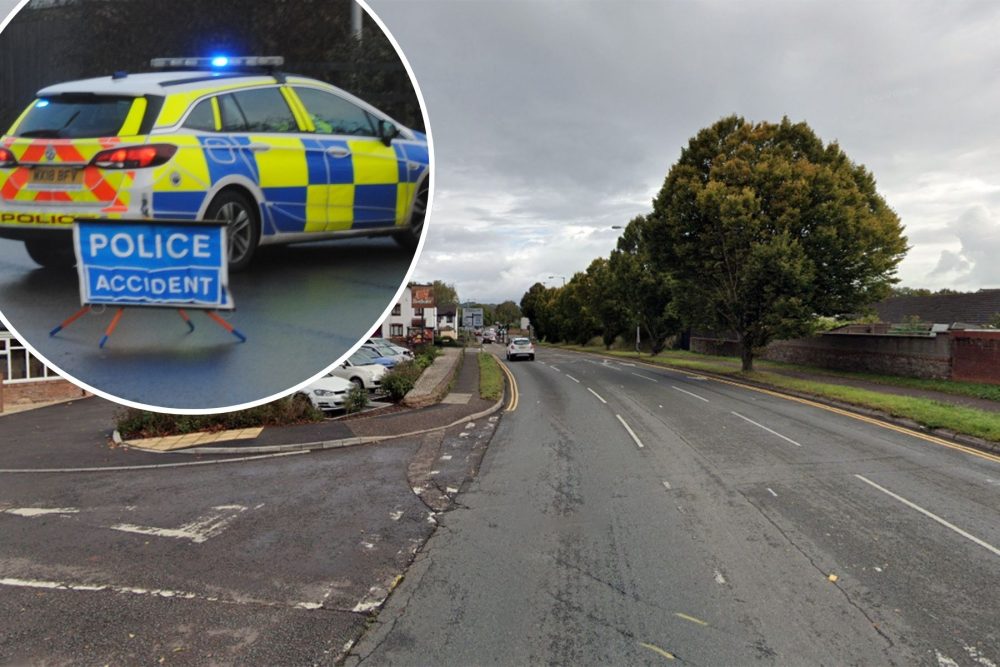 The crash happened on the Bridgwater Road, near Laxton Road, in Taunton. Picture: Google