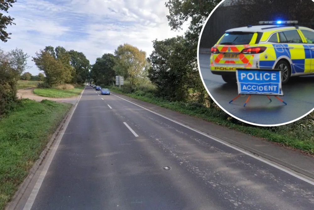 A man died after being hit by a car on the A3088 near Stoke sub Hamdon and Yeovil,. Picture: Google