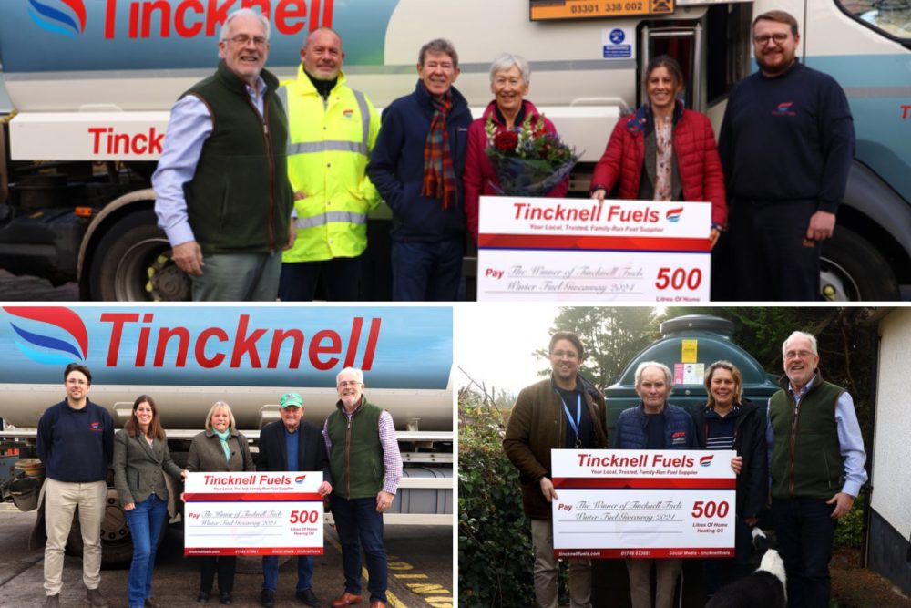 Tincknell Fuels will provide 500 litres of fuel to each winner