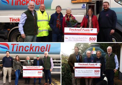 Tincknell Fuels will provide 500 litres of fuel to each winner