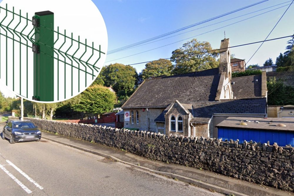 The fencing could be installed along a front boundary at Bowlish Infant School, Shepton Mallet. Picture: Google