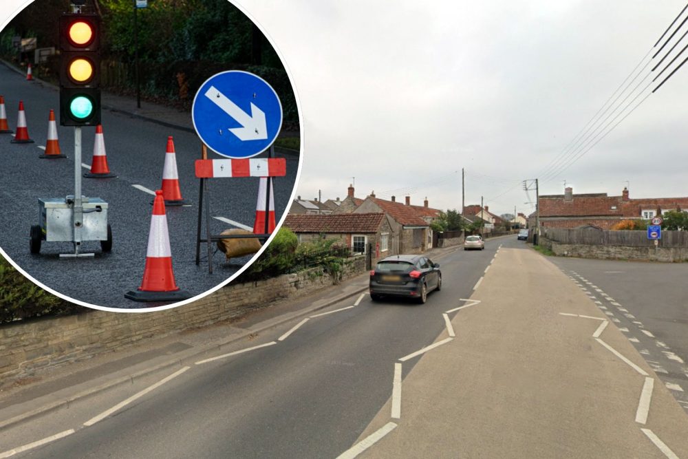 Langport Road in Somerton will be at the heart of roadworks in the coming weeks