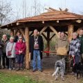 L to R: FTC environment manager Rob Holden, Sue Plummer, Jacky Dennis, Soo Wright, Susan Cullip, Zak Gratton, Sheila Hedges, mayor Andy Jones, Martin Roscoe, Richard Chisnall, FTC rangers Mark Scopes, Jay Hanton, Mike Wright, cllr Mark Dorrington, Mark Branson and Toni Duddridge Picture: FTC