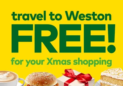 Travel on the Number 6 bus in Weston is free until December 7