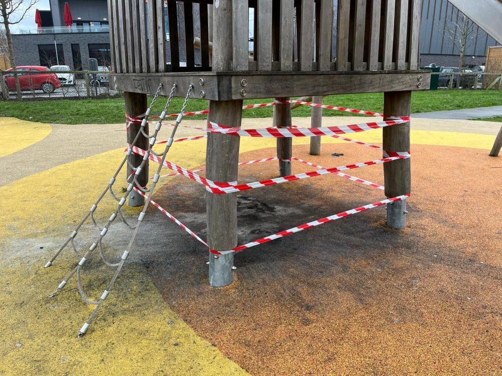 Cllr Tim Mander said he is "appalled by these senseless acts of vandalism" Picture: Bridgwater Town Council