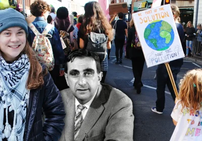 Pictures: Somerset Leveller (Background image)/Kushal Das (Greta Thunberg)/Lawrence Livermore National Laboratory (Edward Teller)
