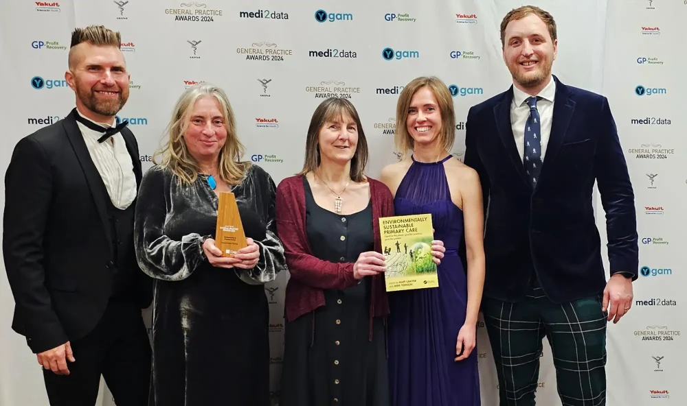 The Frome Medical Practice team collecting another award!